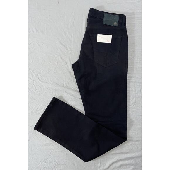 AG The Graduate Tailored Leg Stretch Sateen Jeans. Black Men's 29X34. NWT!!